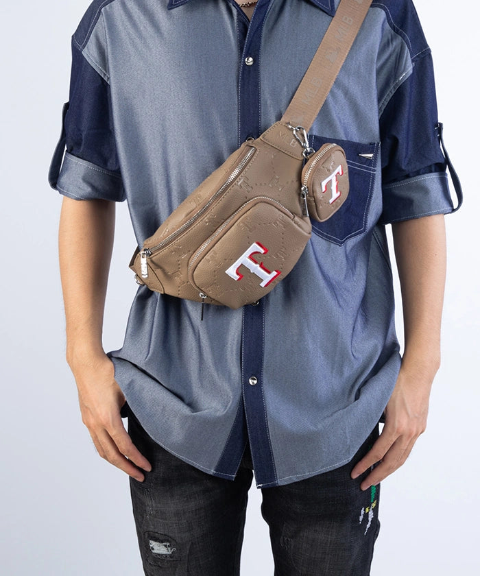 MLB Texas Rangers Waist Pack - Adjustable Belt Bag for Men & Women - Perfect for Baseball Games, Concerts & Travel