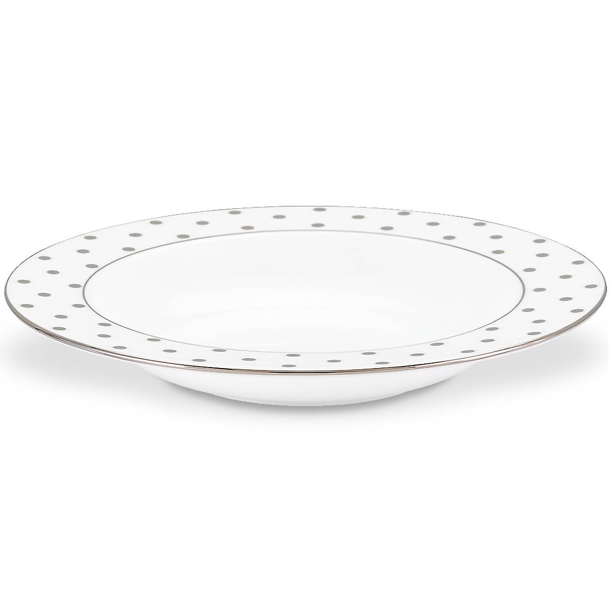 Larabee Road Platinum Pasta Bowl Set - Elegant Ceramic Dinnerware for Italian Cuisine | Perfect for Restaurants, Dinner Parties & Home Dining