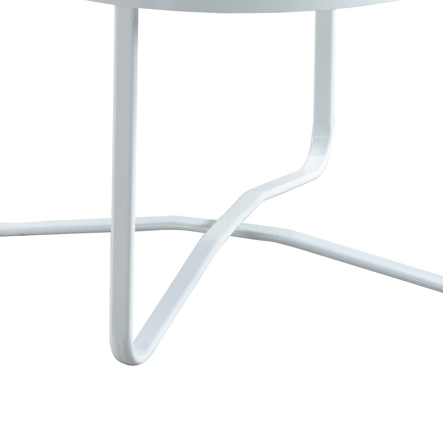 Elle Decor Modern Mirabelle Outdoor Patio Modular Furniture Set - White or Gold Frame with Coffee Table - Perfect for Garden, Poolside & Backyard Relaxation