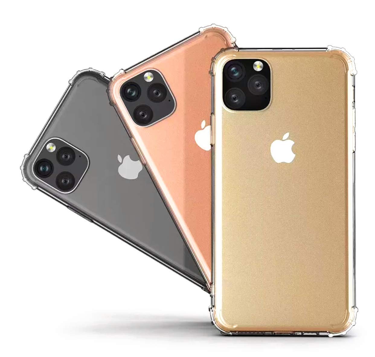 Premium Crystal Clear Protective Case for iPhone 11/11 Pro/11 Pro Max (2019) - Ultra Slim Shockproof Cover with Scratch Resistance - Perfect for Everyday Use, Travel & Work Protection
