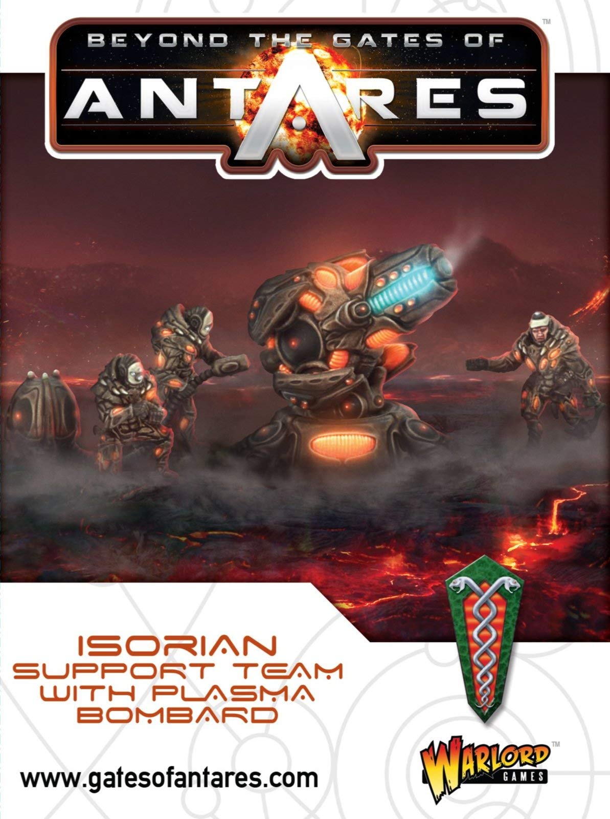 Warlord Games Isorian Support Team with Plasma Bombard SW - Sci-Fi Wargaming Miniatures for Tabletop Battles & Strategy Games