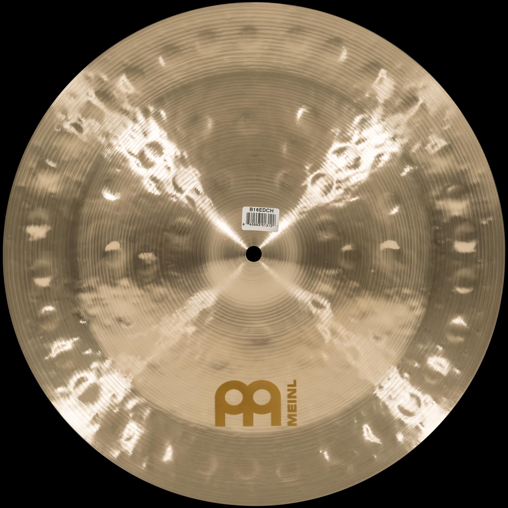 Meinl B16EDCH Byzance Extra Dry 16-Inch China Cymbal - Professional Hand Hammered Brass Cymbal for Drummers & Percussionists - Perfect for Jazz, Rock & Studio Recording