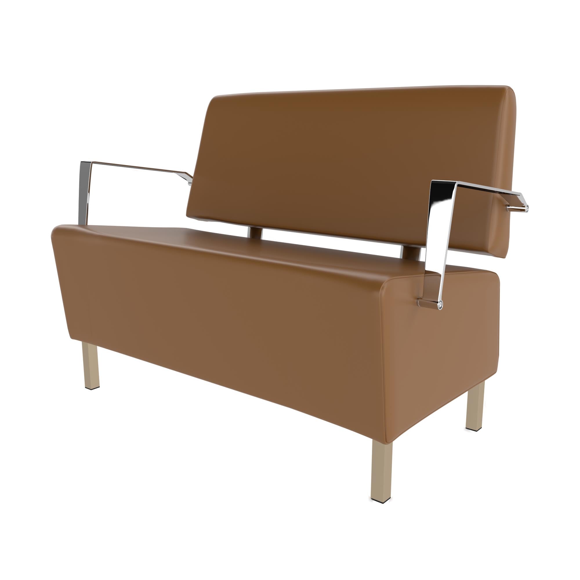 Lila Reception Love Seat - Elegant Upholstered Sofa for Living Room, Wedding, or Reception - Perfect for Home Decor & Event Seating