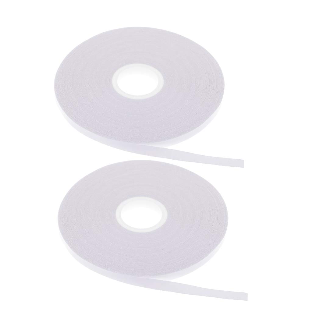 2 Rolls Strong Double-Sided Fabric Tape for Sewing, Hemming & Crafts - Perfect for Clothing Repair, DIY Projects & Home Decor