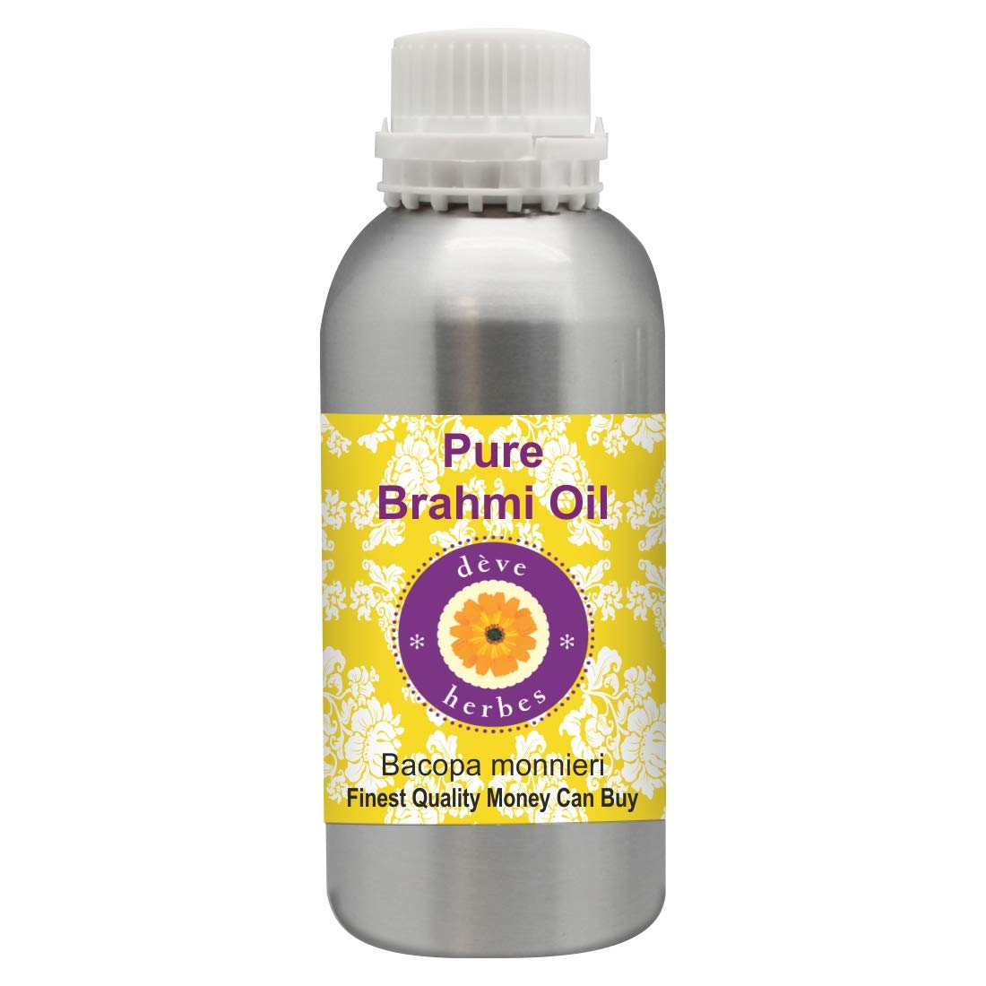 Pure Brahmi Oil (Bacopa monnieri) - 1250ml (42 oz) - Natural Herbal Hair Growth & Scalp Treatment - Promotes Memory & Relaxation - Perfect for Ayurvedic Massage & Stress Relief