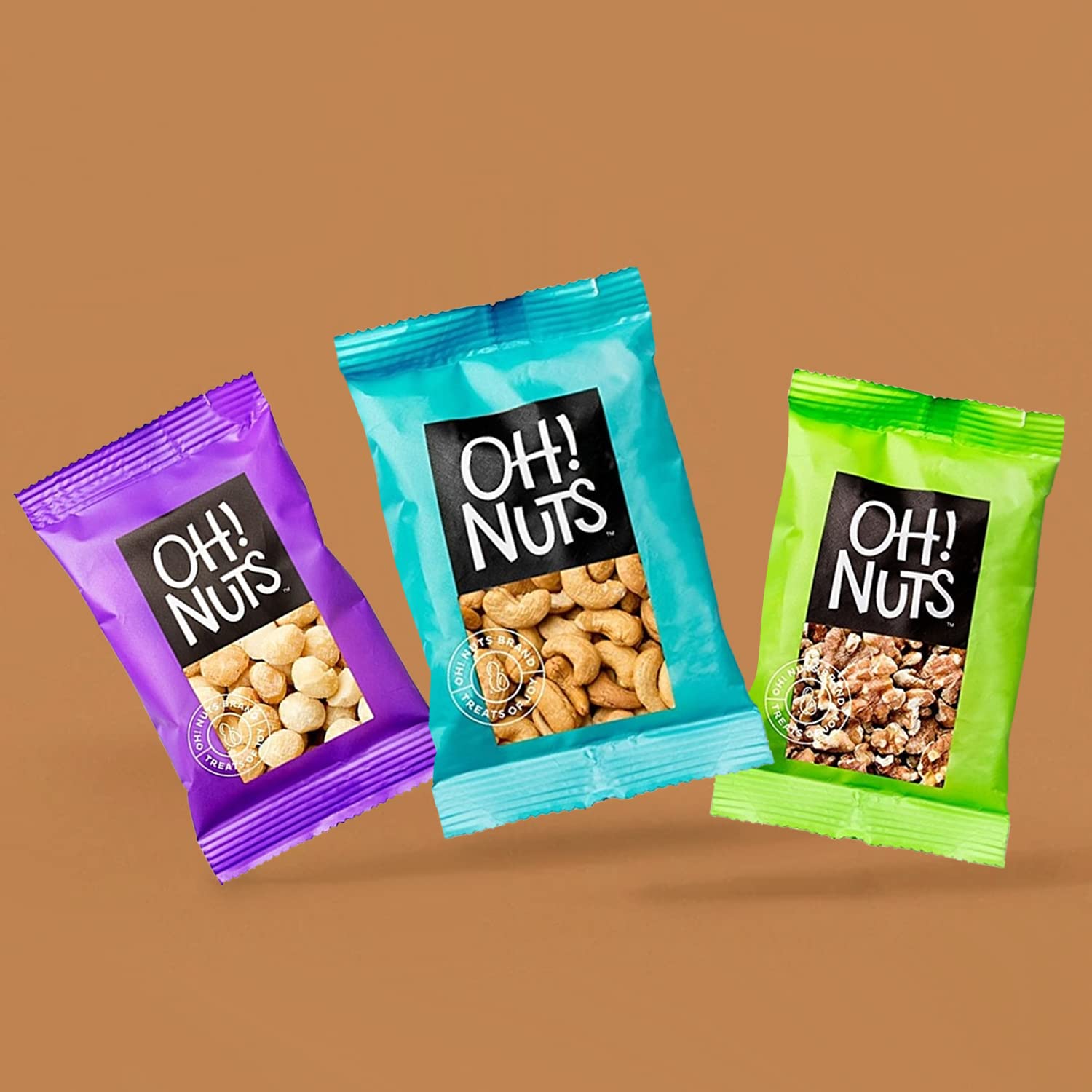 Roasted Salted Mixed Nuts Snack Packs - 12 Individual 1.5oz Bags - Bulk Variety for School, Office & Travel - Healthy On-the-Go Protein Snacks - Perfect for Lunch Boxes, Hiking & Road Trips