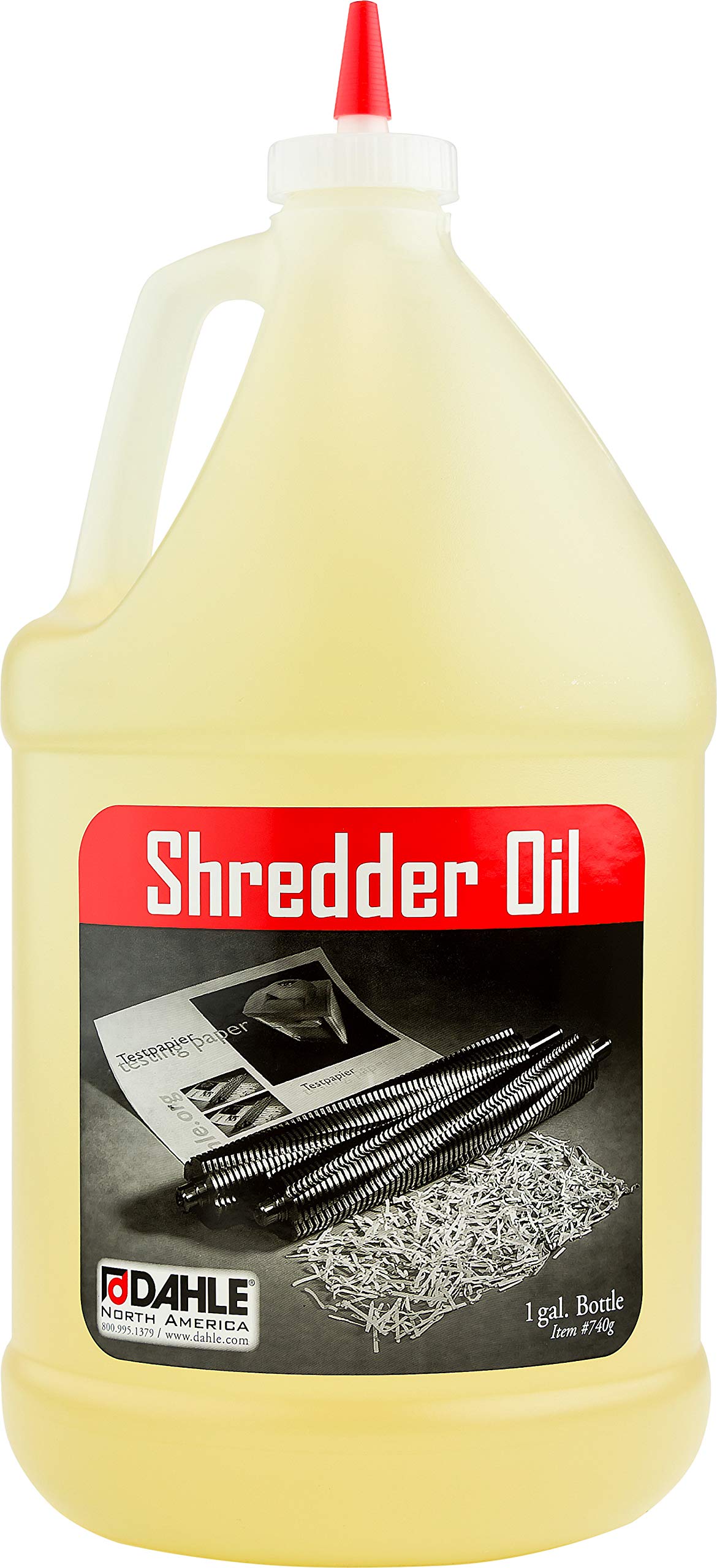 Dahle Shredder Oil - Premium Lubricant for All Paper Shredders (4-Pack, 1 Gallon Each) | Reduces Friction, Extends Shredder Life | Ideal for Office, Home & Commercial Use