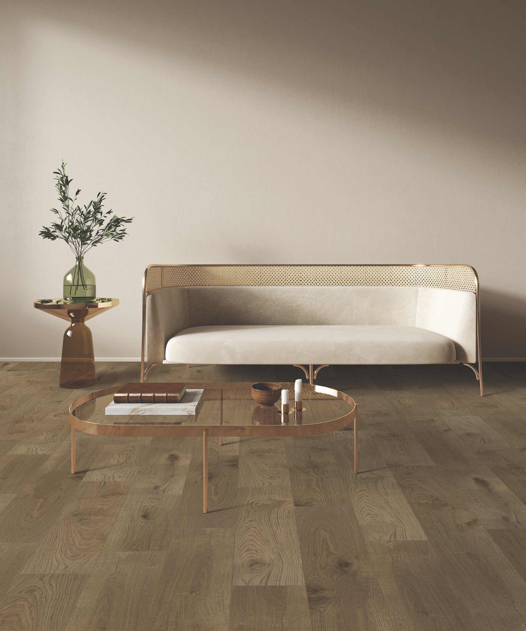 Coretec Scratch-Resistant Luxury Vinyl Plank Flooring - Suffolk Oak 9
