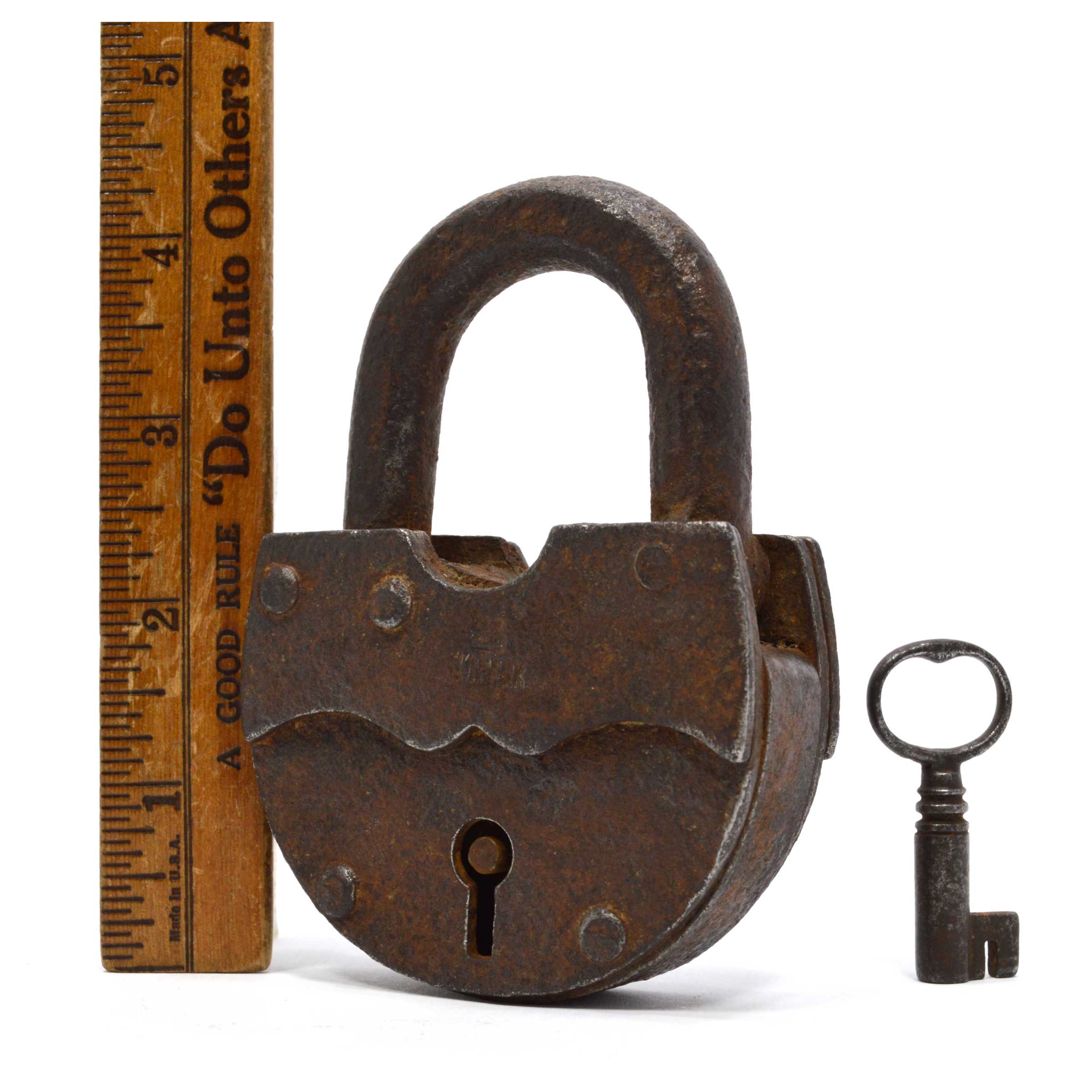 Antique BIG 4.25 Inch Iron Padlock - Unbranded Vintage Treasure Chest Lock - 41 Pack for Jail Decor, Pirate Themed Parties & Steampunk DIY Projects