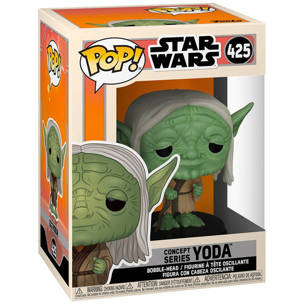 Star Wars Yoda Concept Series Action Figure - Collectible Toy for Fans & Display - Perfect for Home Decor, Gifts, and Star Wars Themed Parties