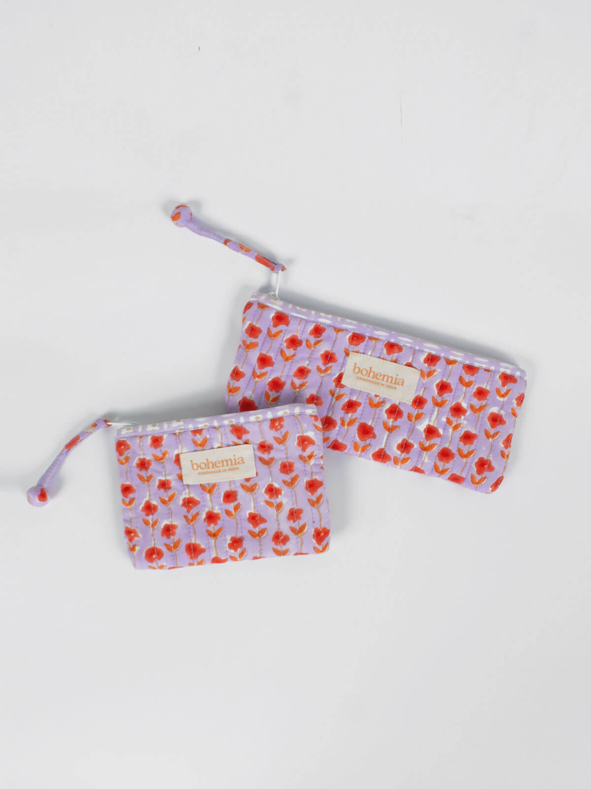 Lilac Garland Coin Purse - Elegant Small Wallet for Women, Girls | Perfect for Parties, Weddings, and Everyday Use