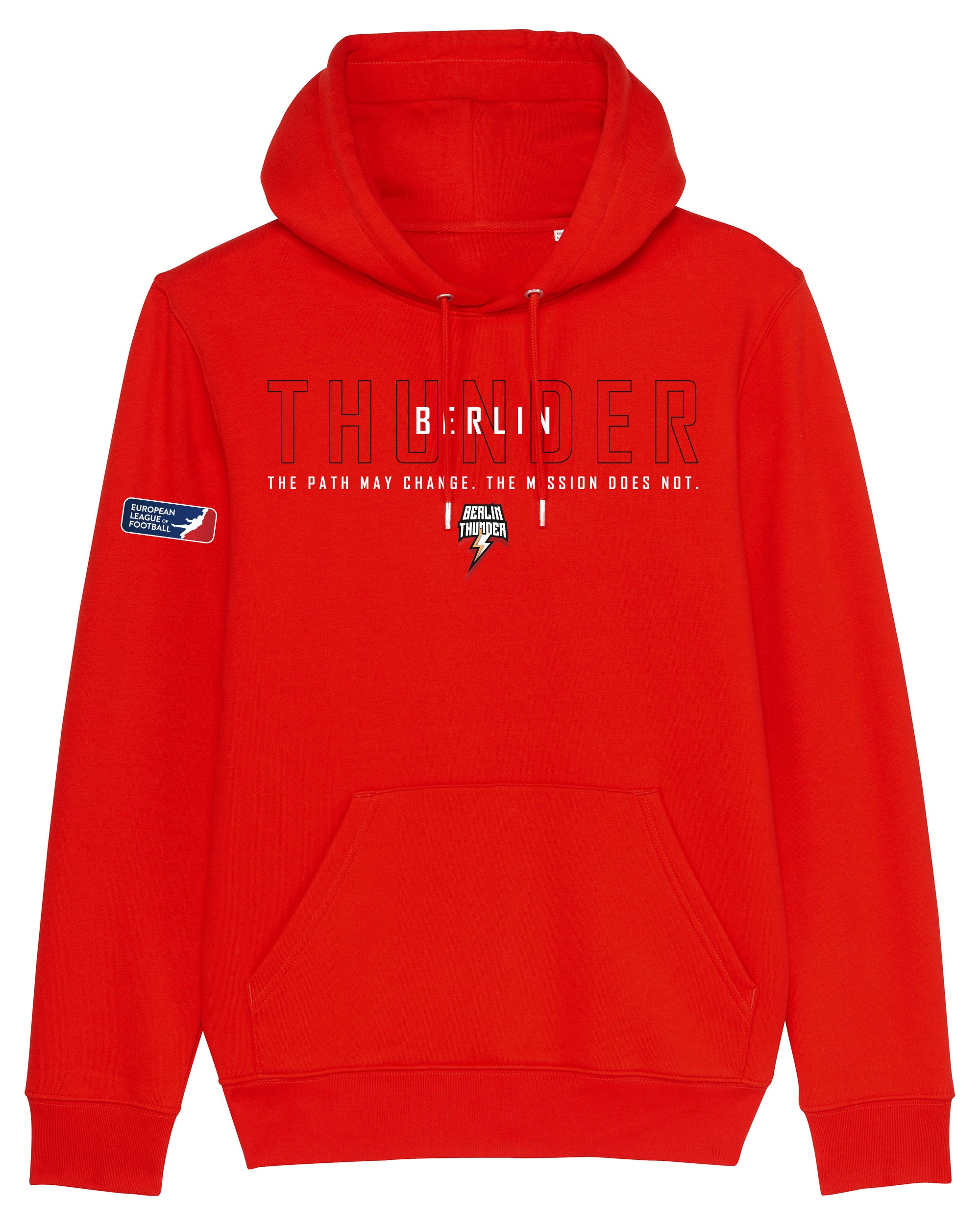Berlin Thunder Mission Hoodie Red - Stylish Unisex Pullover Hooded Sweatshirt for Streetwear & Casual Outfits | Perfect for Urban Fashion, Gym Wear & Everyday Comfort