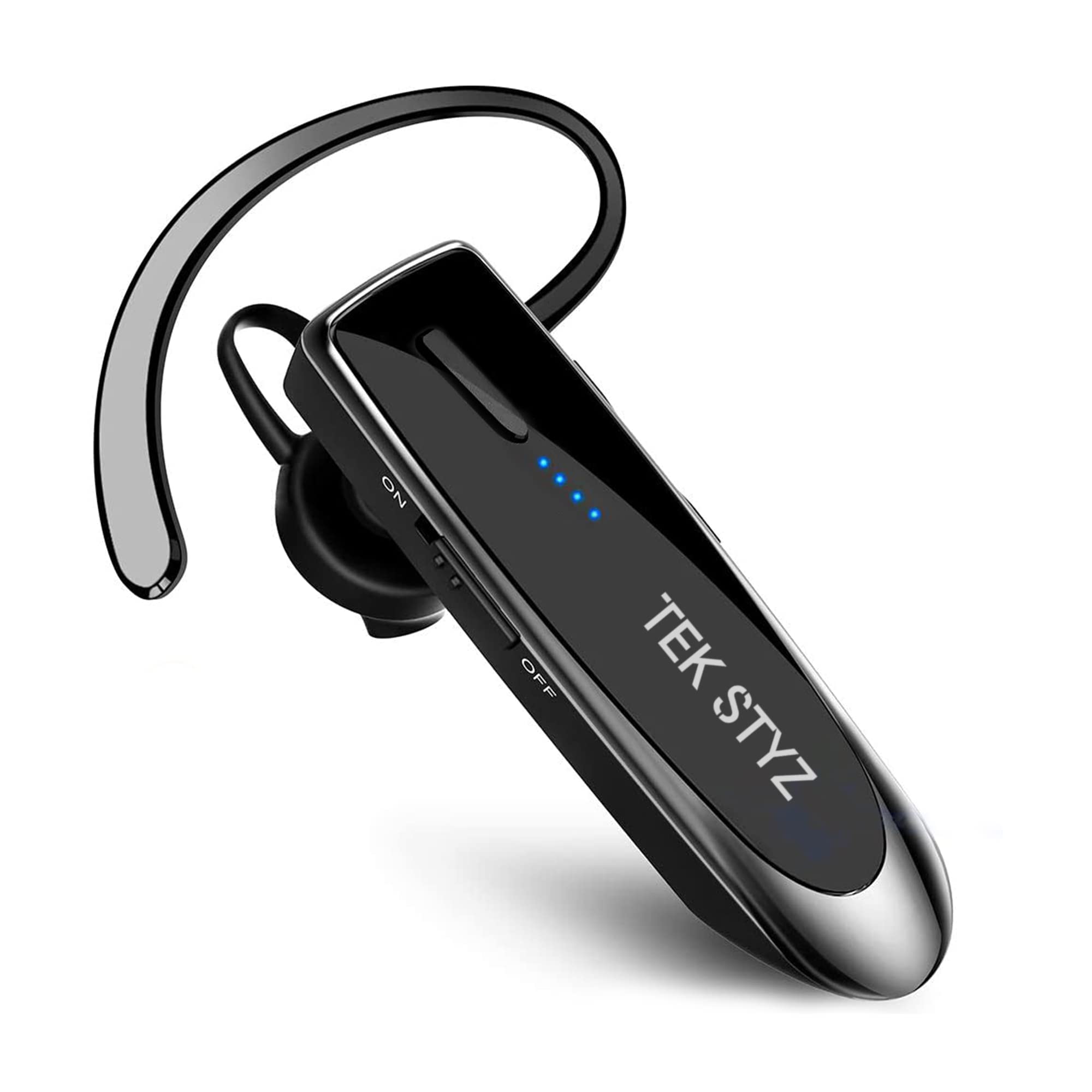 Bluetooth 5.3 Wireless Headset with Dual Mic Noise Cancellation - Compatible with Samsung Galaxy S21/Ultra/Plus/S21+ 5G, IPX5 Waterproof, 22Hrs Talk Time & 60 Day Standby - Perfect for Work Calls, Gaming & Outdoor Activities
