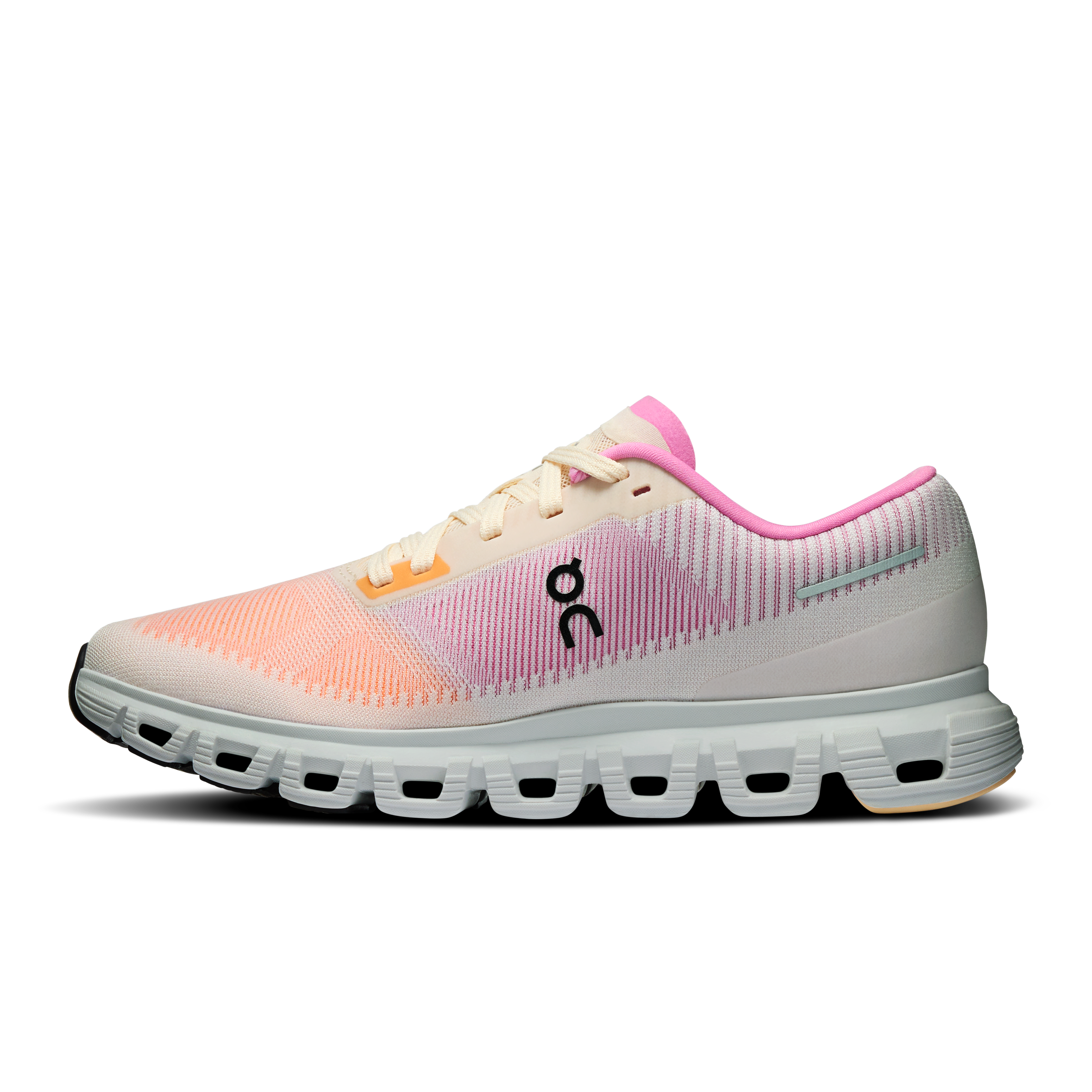 On Running Women's Cloud 6 Push Running Shoes - Lightweight & Breathable Sneakers for Women in Tangerine/Raspberry | Perfect for Jogging, Gym Workouts & Daily Wear
