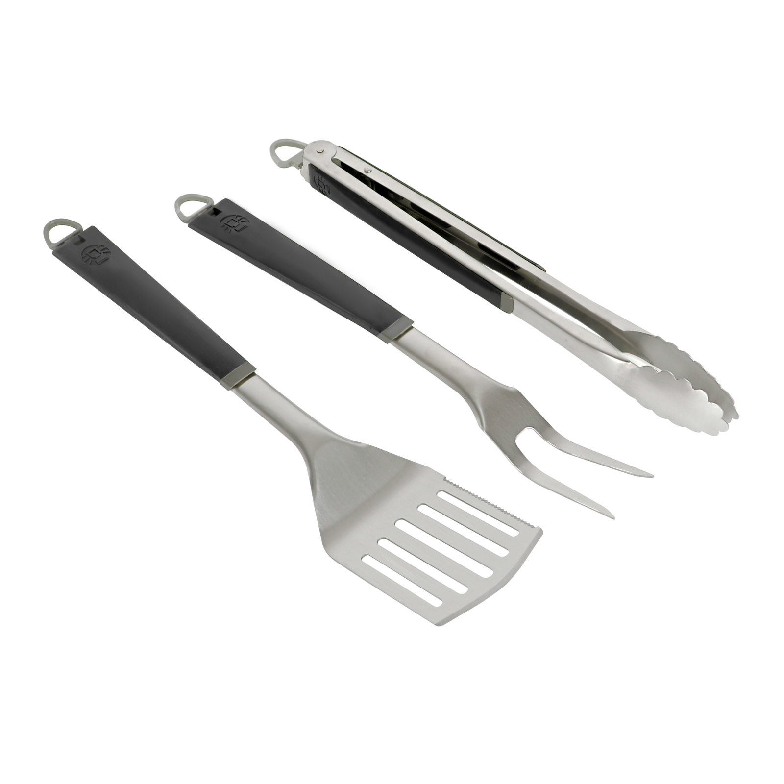 Coleman 3-Piece BBQ Grill Tool Set with Stainless Steel Utensils - Perfect for Outdoor Grilling, Backyard BBQs, and Camping Cookouts