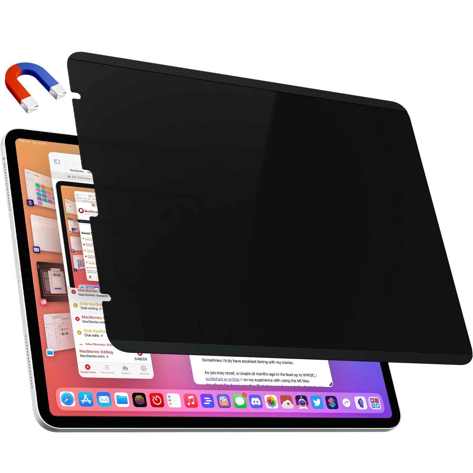IPROKKO Magnetic Privacy Screen Protector for iPad Air 5th/4th Gen 10.9
