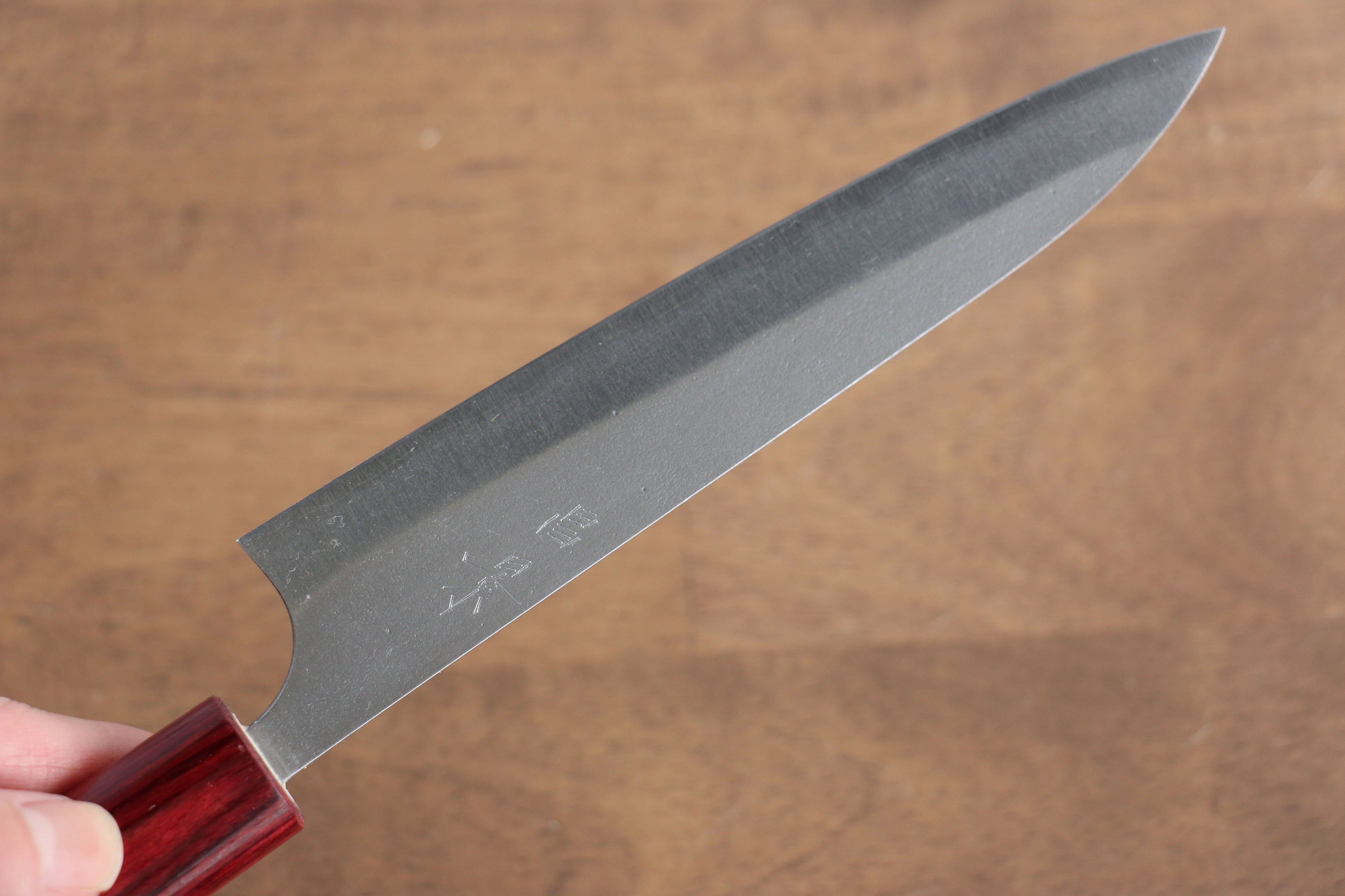 Masakage Yuki White Steel No.2 Nashiji Petty Utility Knife 120mm - Japanese Magnolia Handle - Perfect for Slicing, Peeling & Precision Kitchen Tasks