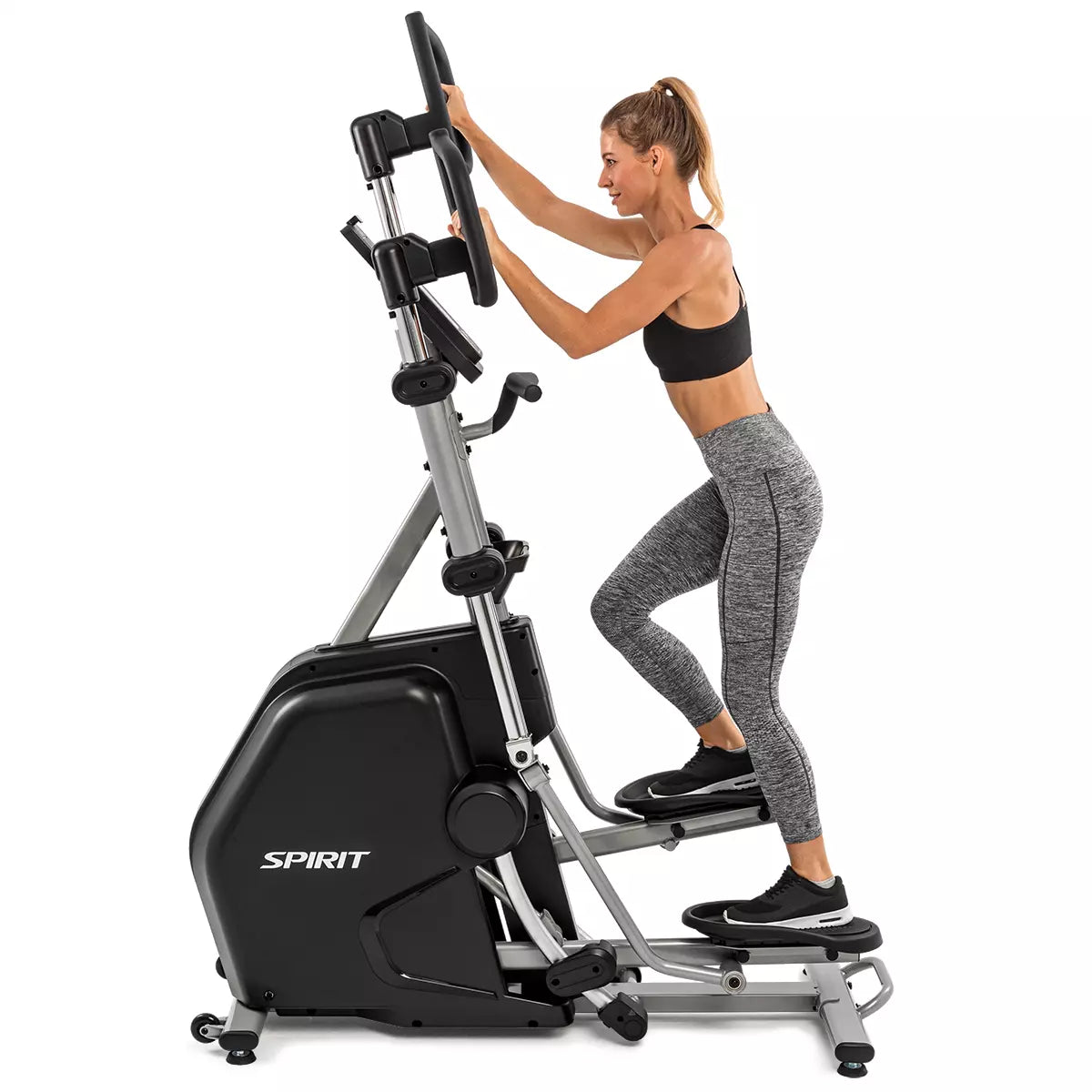 Spirit Fitness CVC800 Vertical Climber - Full Body Workout Machine for Home Gym, Cardio & Strength Training | Compact & Quiet Exercise Equipment for Small Spaces, Weight Loss & Toning