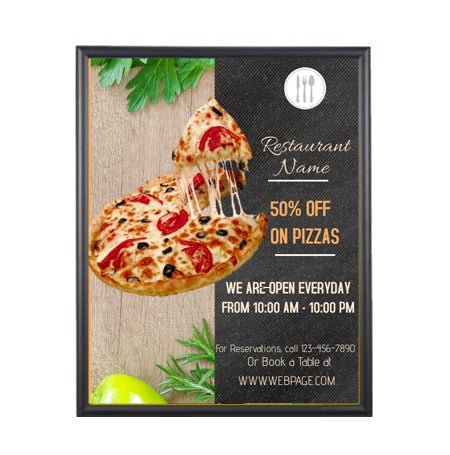 36x36 Poster Frame - SwingFrame Wide Face Display for Art, Photos & Posters - Perfect for Home Decor, Offices & Galleries