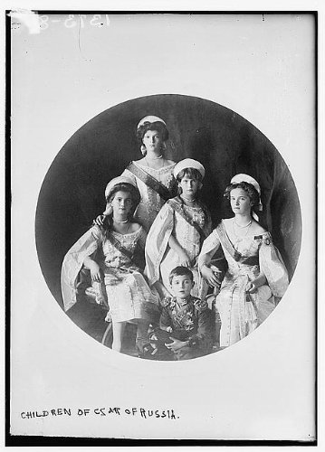 Vintage Photo of Russian Czar's Children: Olga, Tatiana, Maria, Anastasia & Alexei Romanov - Perfect for History Collectors, Royal Memorabilia & Home Decor