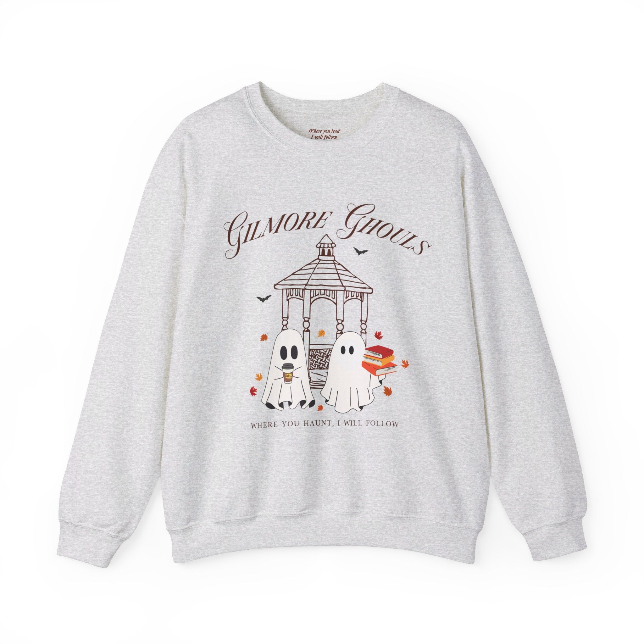 Gilmore Ghouls Halloween Crewneck Sweatshirt | Spooky Graphic Pullover | Perfect for Halloween Parties & Cozy Fall Outfits