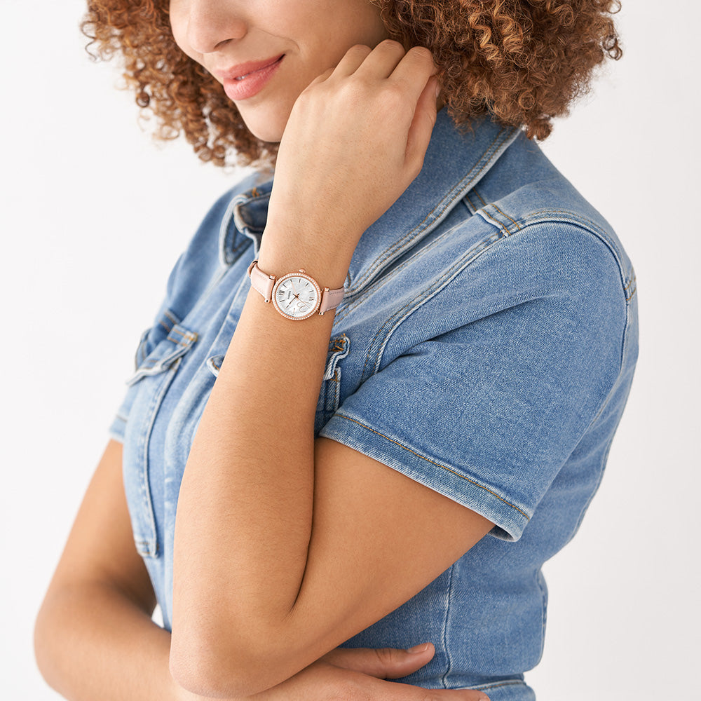 Fossil ES5268 Carlie Women's Stainless Steel Watch - Elegant & Durable for Everyday Wear, Office & Casual Outfits