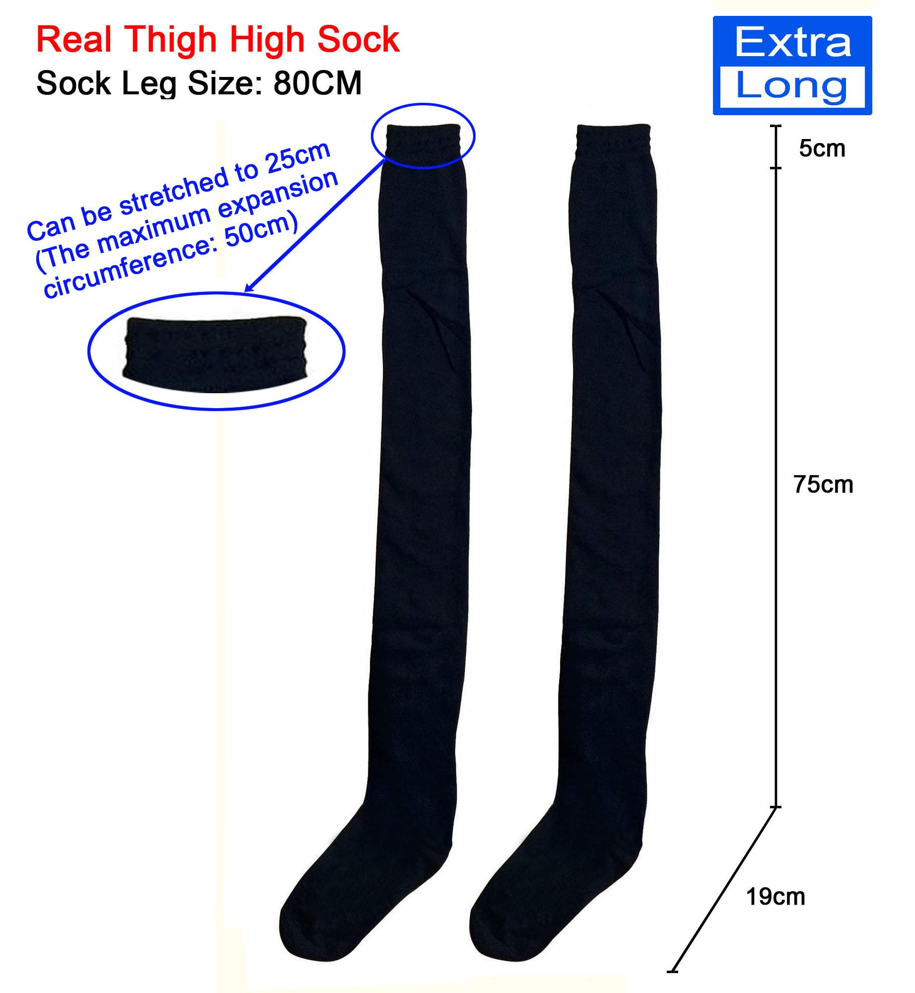 Extra Long Thigh High Socks for Women - Winter Warm Over The Knee Socks, Leg Warmers & Boot Stockings - Perfect for Cold Weather, Fashion Outfits & Layering