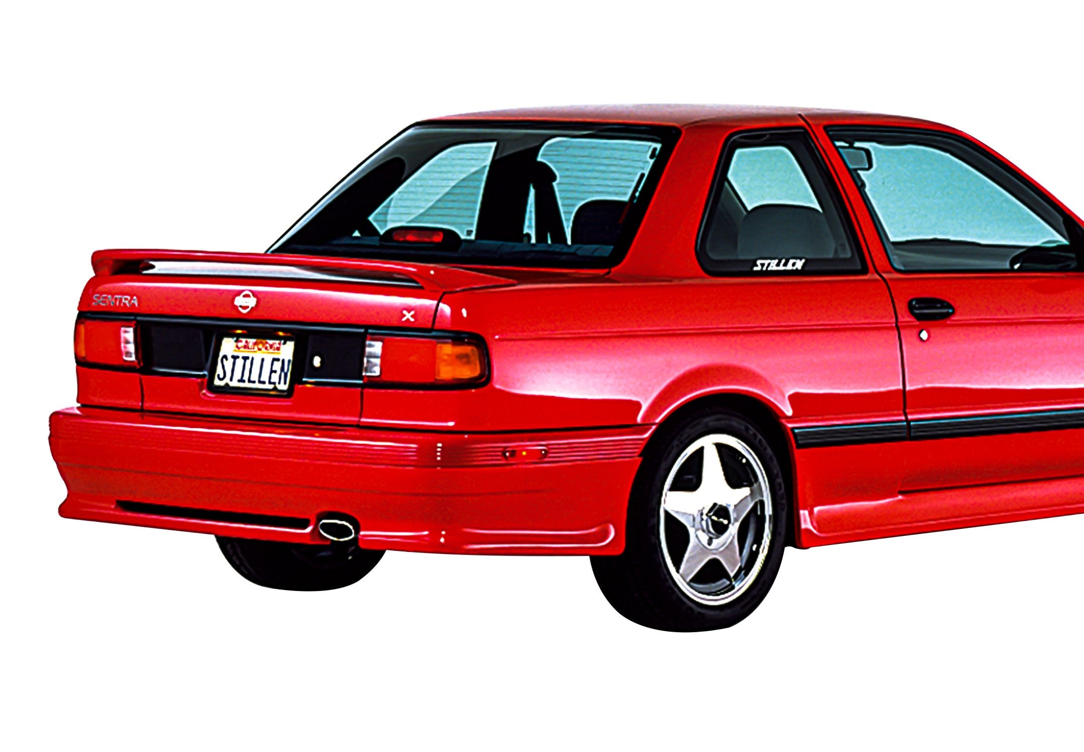 1991-1994 Nissan Sentra Rear Bumper Valance Panel - ST8158 Replacement Part for Sedan Models | Perfect for Car Restoration & Body Repair Projects