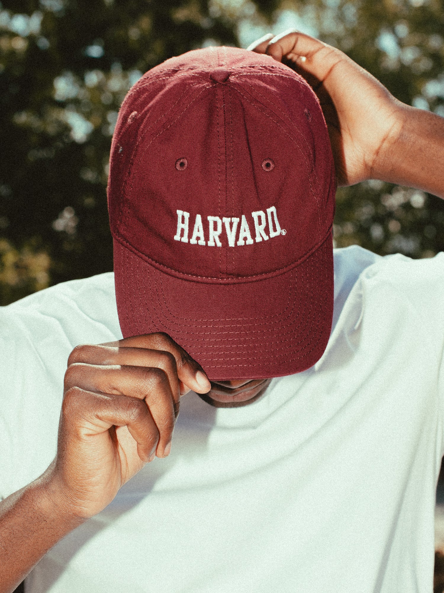 Champion Harvard Adjustable Twill Hat - Vintage Style Baseball Cap for Men & Women - Perfect for College, Sports, and Outdoor Activities