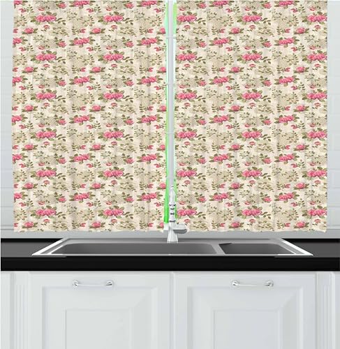 Beige Pink Green