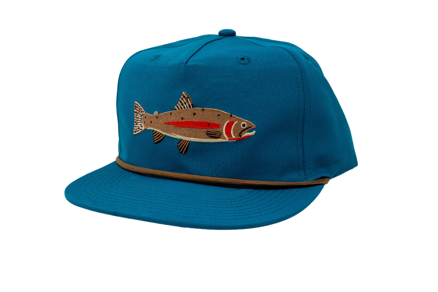 Lahontan Cutthroat Native Trout Fishing Hat - UV Protection & Breathable for Fly Fishing, Hiking, and Outdoor Adventures