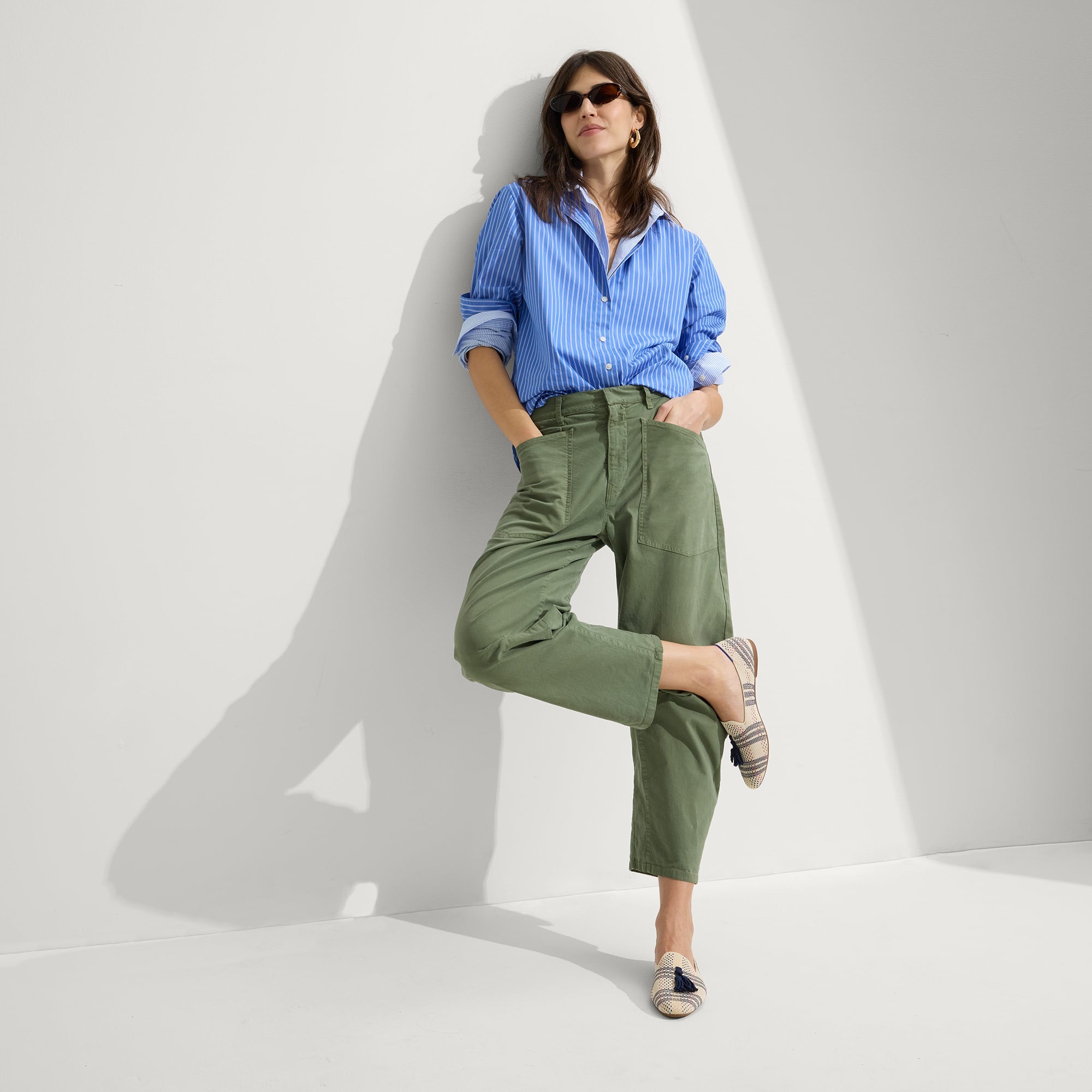 The Almond Tassel Loafer - Spring Plaid Flats for Women | Comfortable & Stylish Slip-On Shoes for Office, Casual Outfits & Spring Weddings