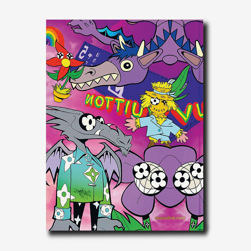 Assouline Louis Vuitton: Virgil Abloh Classic Cartoon Cover Book - Luxury Fashion Collector's Edition for Home Decor & Coffee Table Display