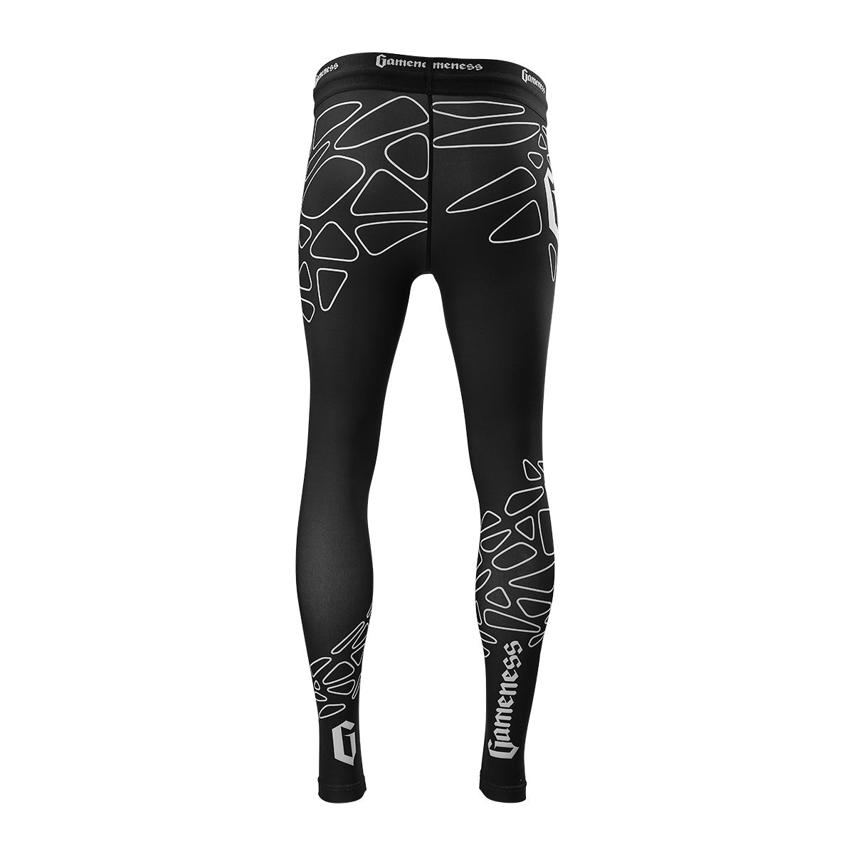 Gameness Men's Grappling Spats - Lightweight Compression Pants for BJJ, MMA & Wrestling - Perfect for Training, Competition & Gym Workouts