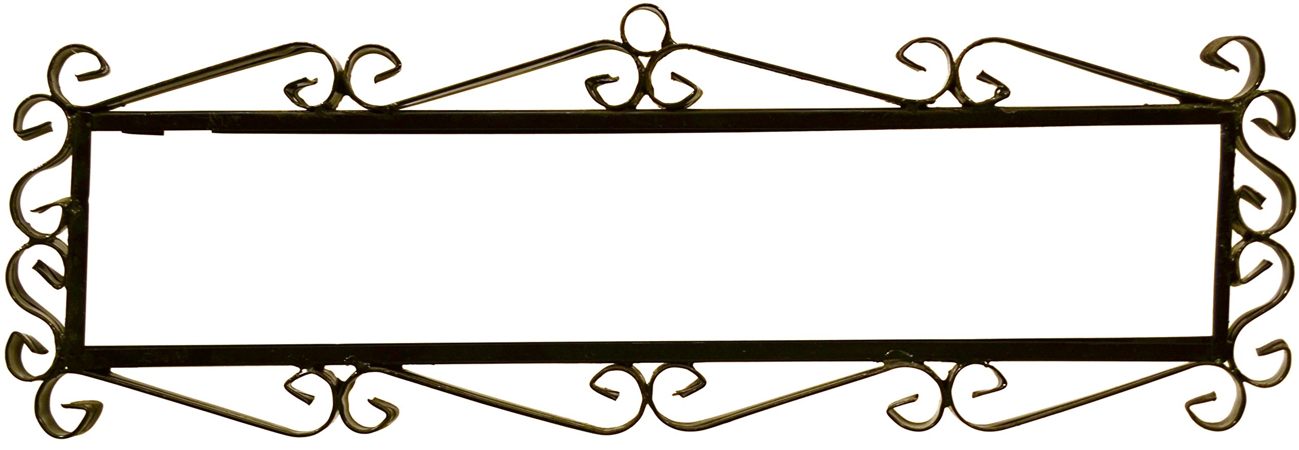 Black Iron Frame for 11 Tiles Azul Mini (2.87” x 12.99”) - Easy Wall Hanging Tile Display - Perfect for Kitchen Backsplash, Bathroom Decor & Spanish Style Home Design