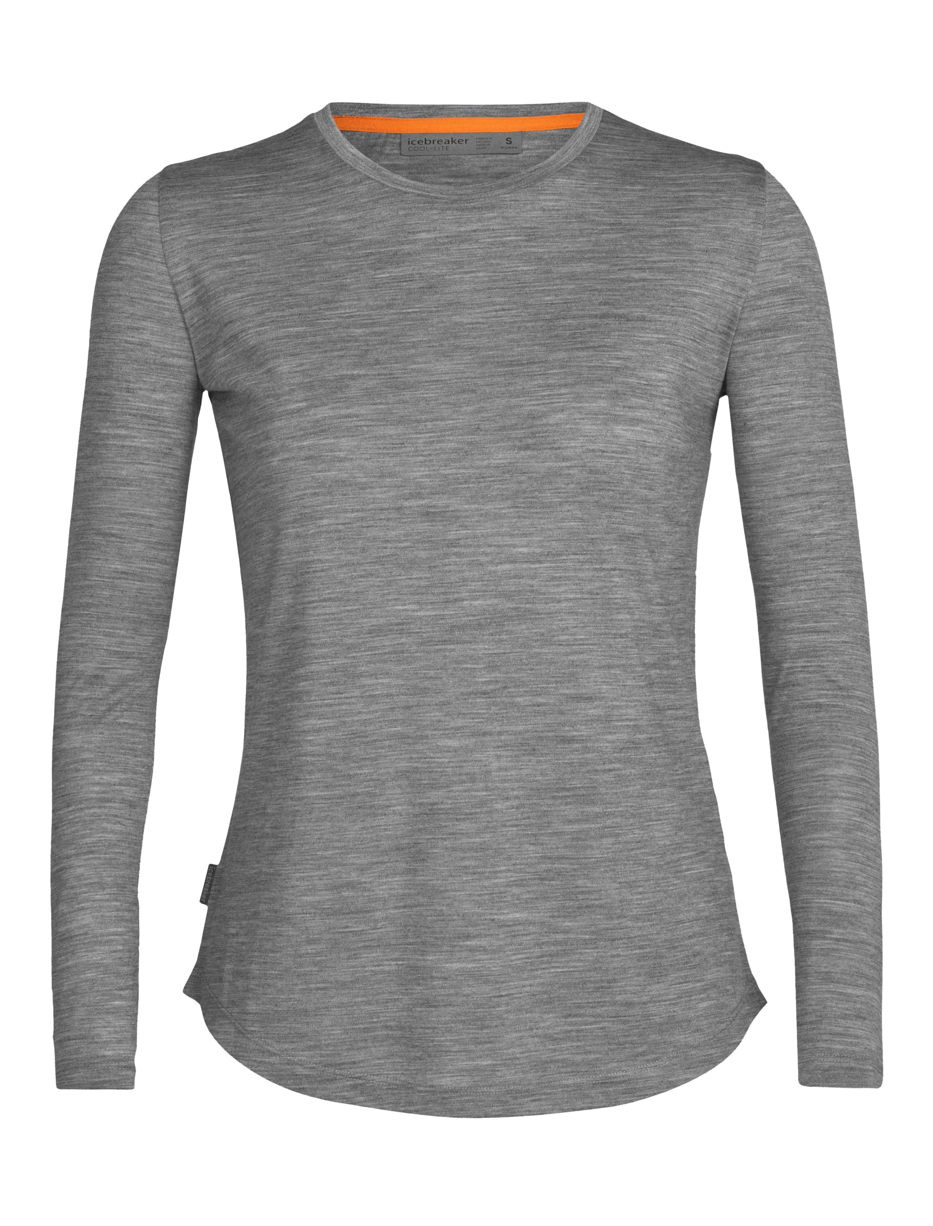 Icebreaker Women's Sphere II Long Sleeve Merino Wool T-Shirt - Breathable, Odor-Resistant & Moisture-Wicking Base Layer for Hiking, Travel & Outdoor Activities