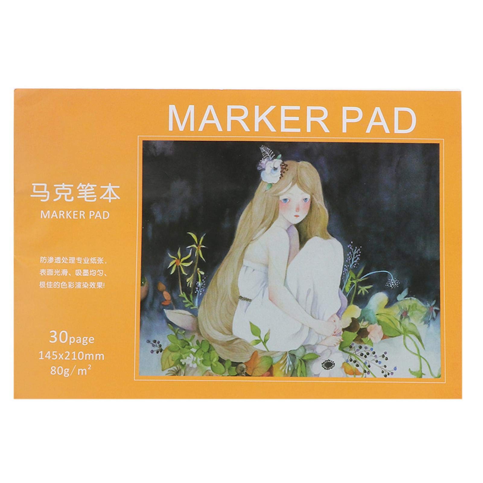 Premium Smooth Surface Sketchbook - 100 Sheets Watercolor & Drawing Paper Pad for Artists, Easy-Tear Design | Perfect for Painting, Sketching, and Mixed Media Art Projects
