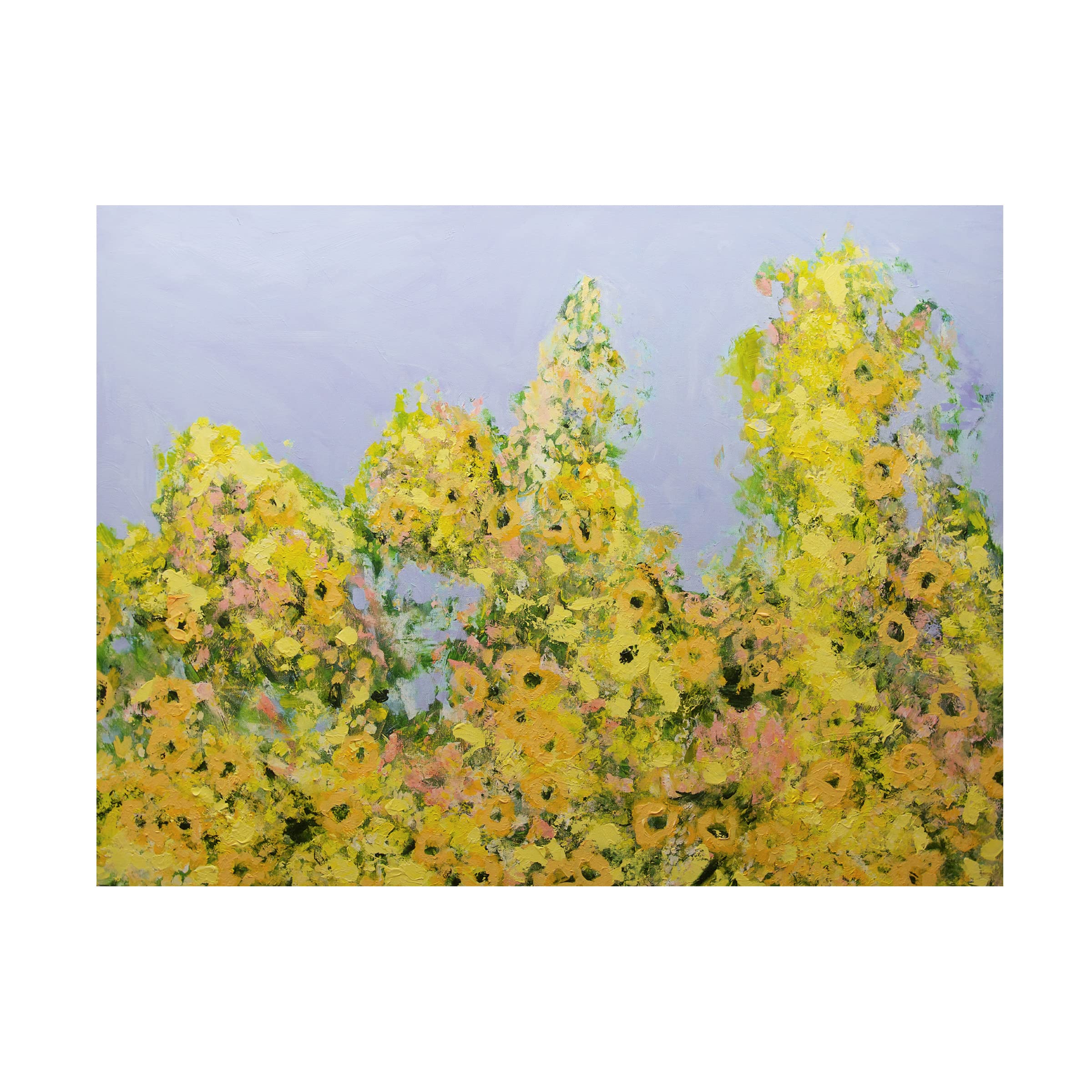 Trademark Fine Art 'Clinging Vines' Canvas Wall Art by Allan Friedlander - Nature Inspired Botanical Painting for Living Room, Bedroom & Office Decor