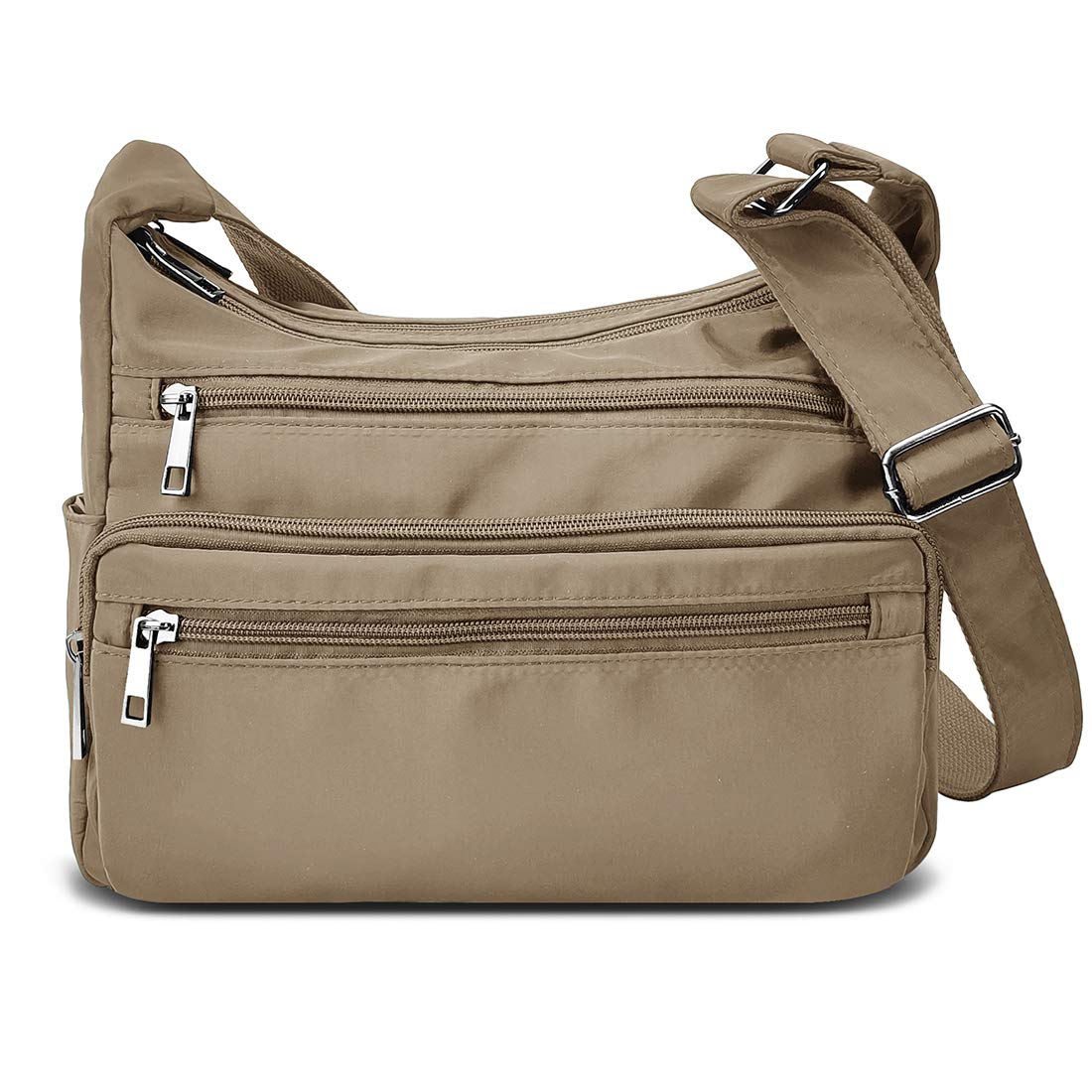 VOLGANIK RFID Blocking Crossbody Bag for Women - Anti-Theft Travel Purse with Multiple Pockets, Nylon Fabric - Perfect for Daily Commute, Shopping & Vacation