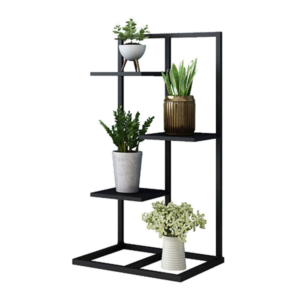 Modern Metal Plant Stand - 3-Tier Storage Shelves for Potted Plants, Flowers & Herbs | Indoor Balcony, Living Room Decor | Space-Saving Vertical Garden Solution for Small Spaces