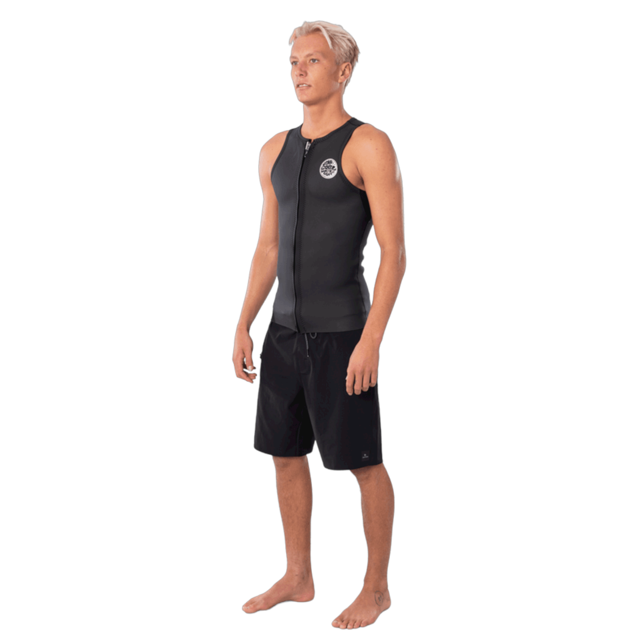 Rip Curl DAWN PATROL Sleeveless Front Zip Wetsuit Vest for Men & Women - Lightweight Neoprene Surfing Top for Warm Water & Summer Surfing