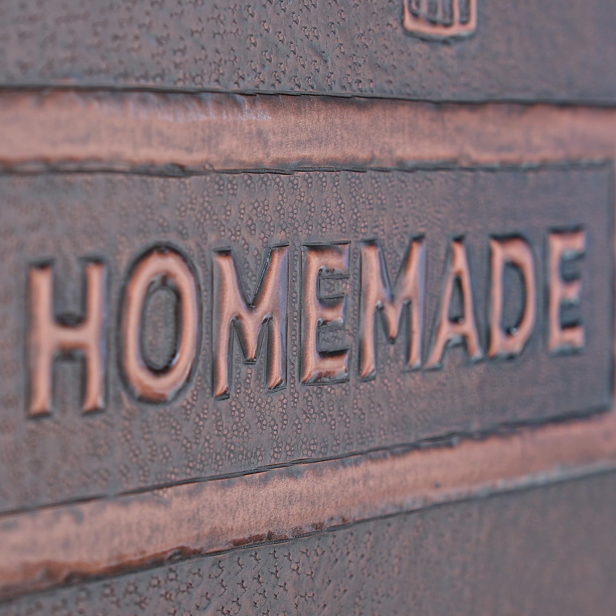 Custom Copper Kitchen Backsplash Panel - Handmade Personalized Copper Backsplash Tile for Indoor & Outdoor Wall Decor (Brown) | Perfect for Kitchen Remodeling, Restaurant Decor & Home Improvement Projects