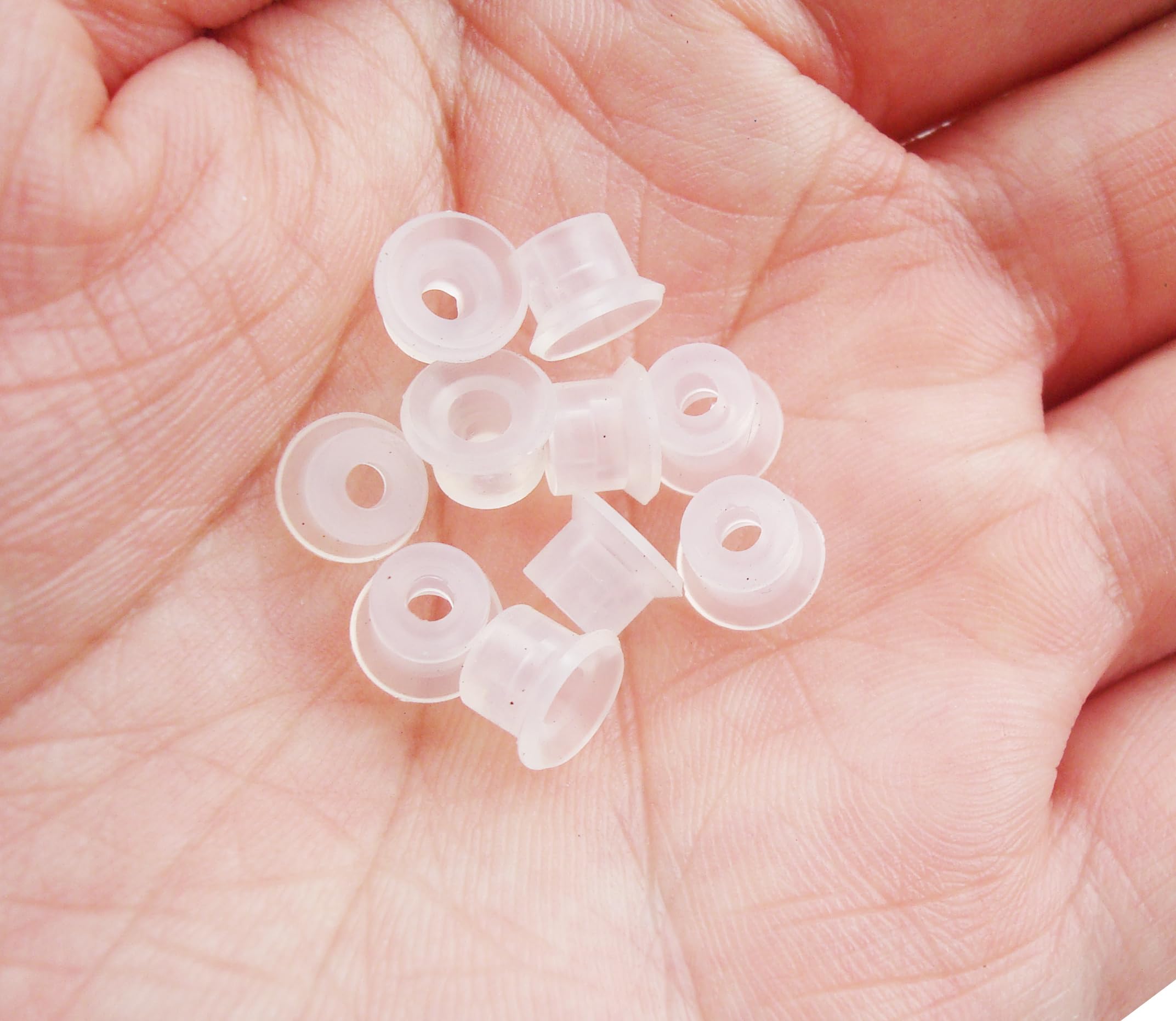 10-Pack VP Series Silicone Robotic Arm Vacuum Suction Cups - VP-R Single Layer Vacuum Grip Device (VP8R) for Industrial Automation, CNC Machining & Pick-and-Place Applications