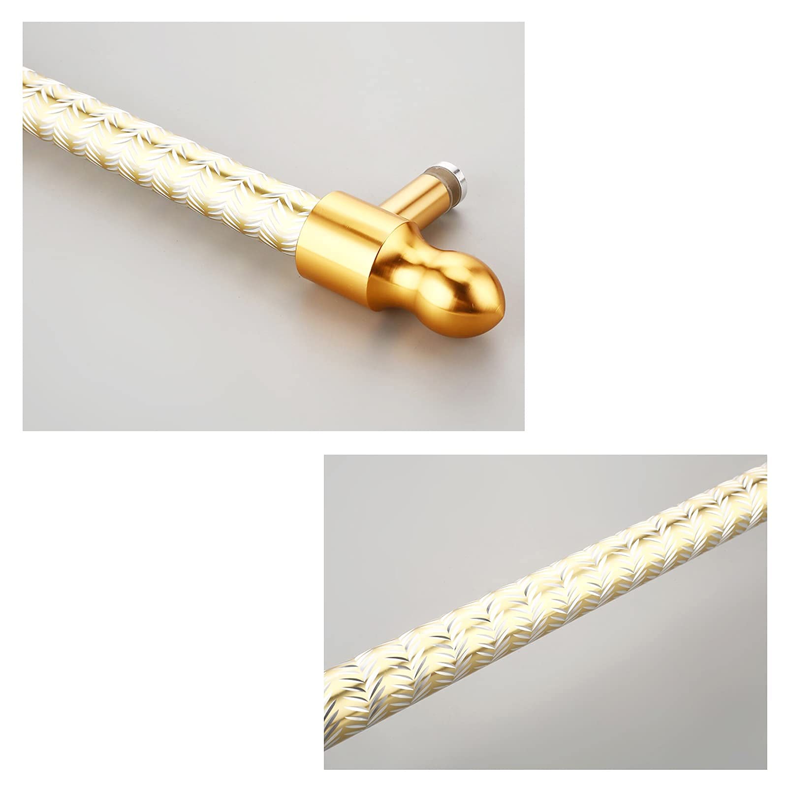 Modern Push and Pull Glass Door Handle - 440mm Stainless Steel Bathroom Door Handle for Shower & Glass Doors - Replace Old or Damaged Handles - Perfect for Home, Office & Commercial Spaces