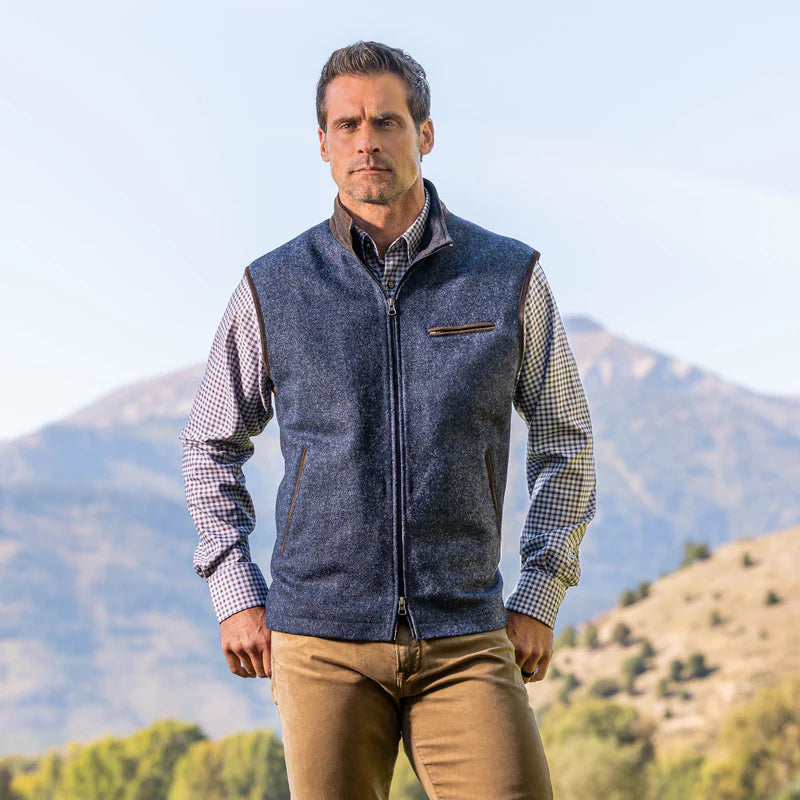**Madison Creek Asheville Wool Vest for Men & Women - Warm Winter Layering, Outdoor Hiking & Casual Style**