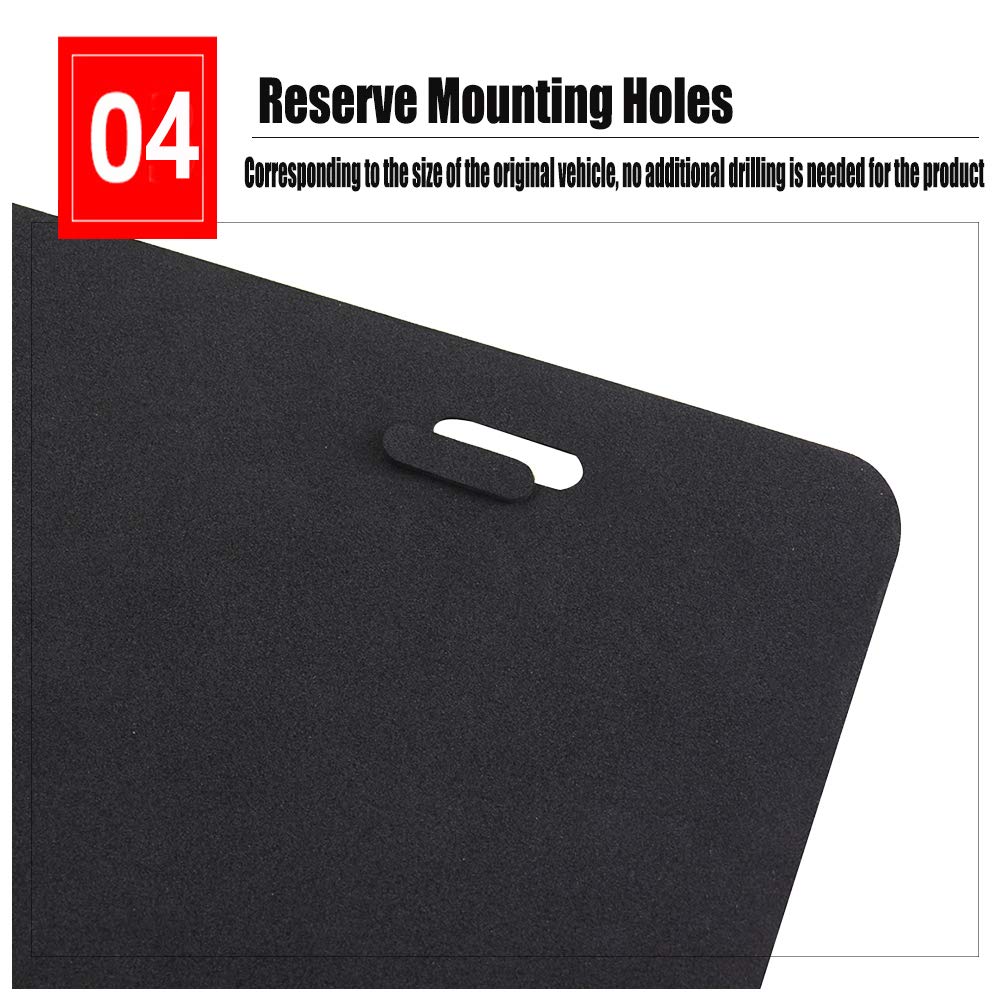 Shockproof EVA License Plate Protector Pad - 2 Pack, Anti-Vibration Noise Reduction Sponge for Car Plate Frame - Perfect for Reducing Rattle & Protecting Paint (Fits Most Vehicles)