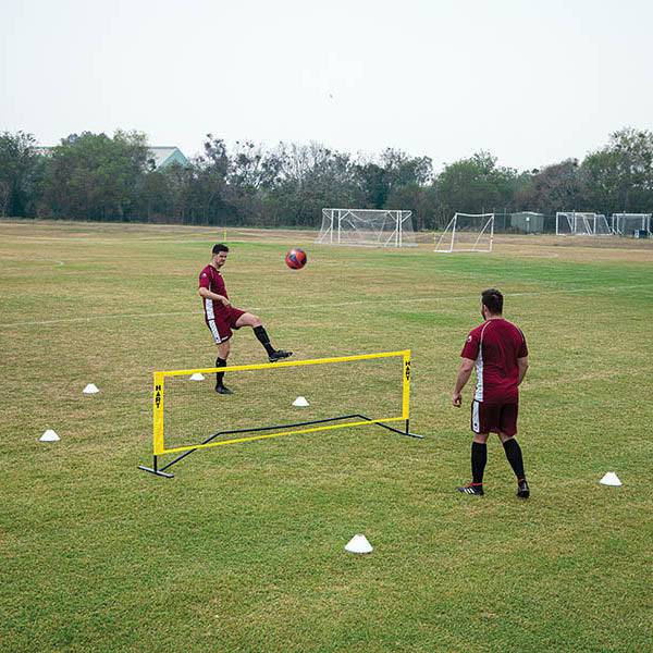 HART Soccer Tennis Training Kit - Portable Soccer & Tennis Practice Equipment for Kids & Adults - Perfect for Backyard, Park, and Beach Games