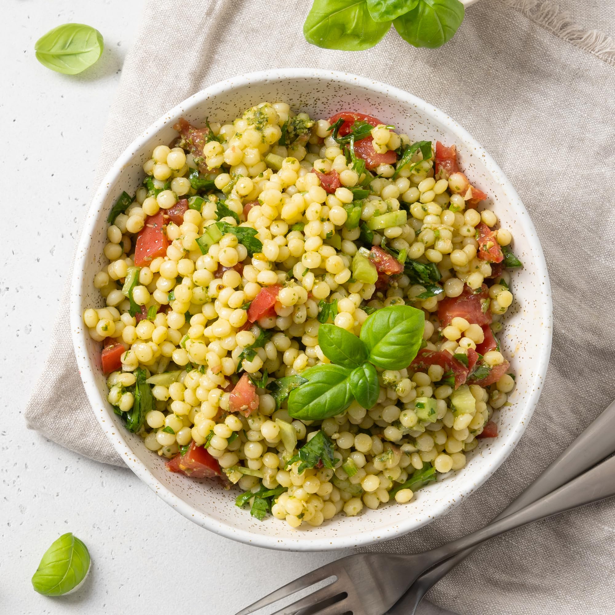 Premium Israeli Couscous by Birch & Meadow - 4 Cups for Salads, Pasta Dishes & Healthy Meals | Perfect for Mediterranean Cuisine, Meal Prep & Gourmet Cooking
