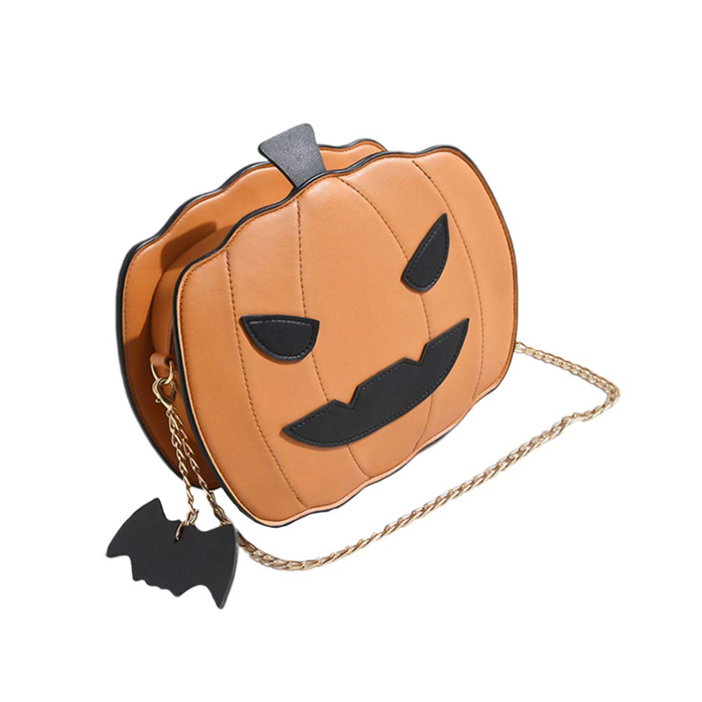 Halloween Pumpkin Crossbody Bag - Gothic Devil Shoulder Purse for Women, Cute Novelty Handbag for Halloween Parties, Cosplay & Goth Fashion Accessories