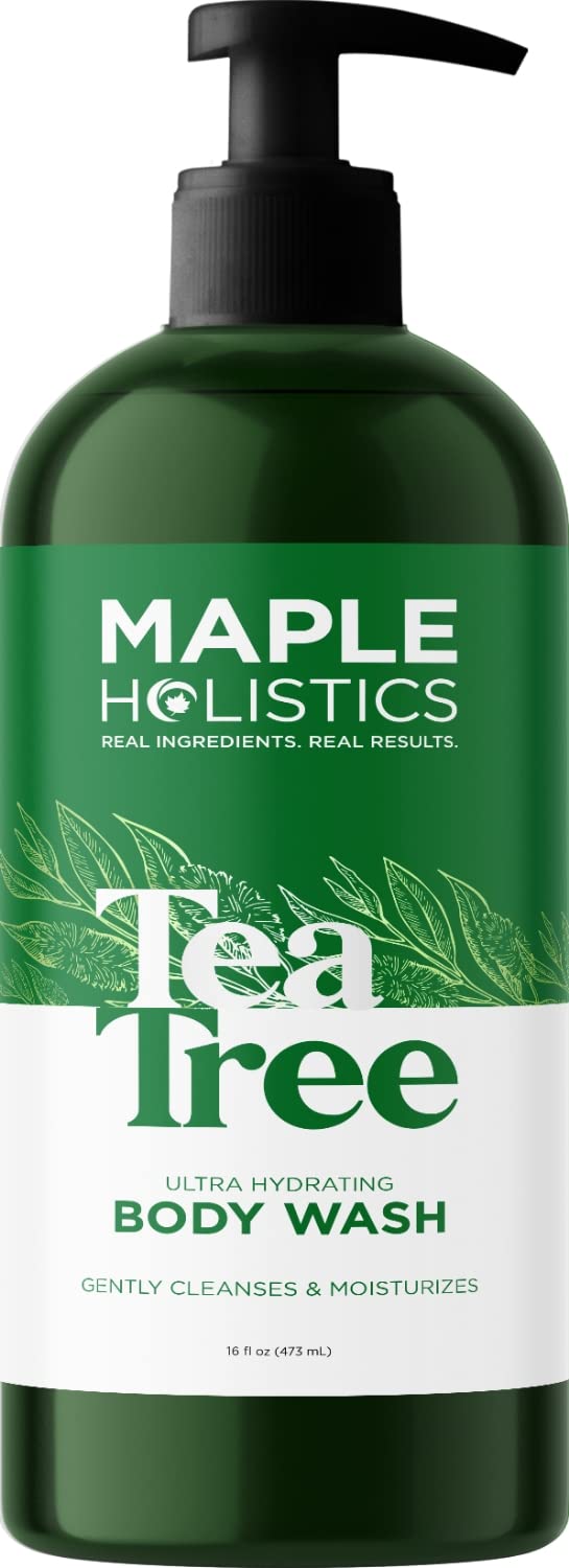 Tea Tree Oil Shampoo & Body Wash Set - Deep Cleansing for Dry & Oily Skin & Hair with Essential Oils | Refreshing Shower Routine for Men & Women | Perfect for Daily Aromatherapy & Scalp Care